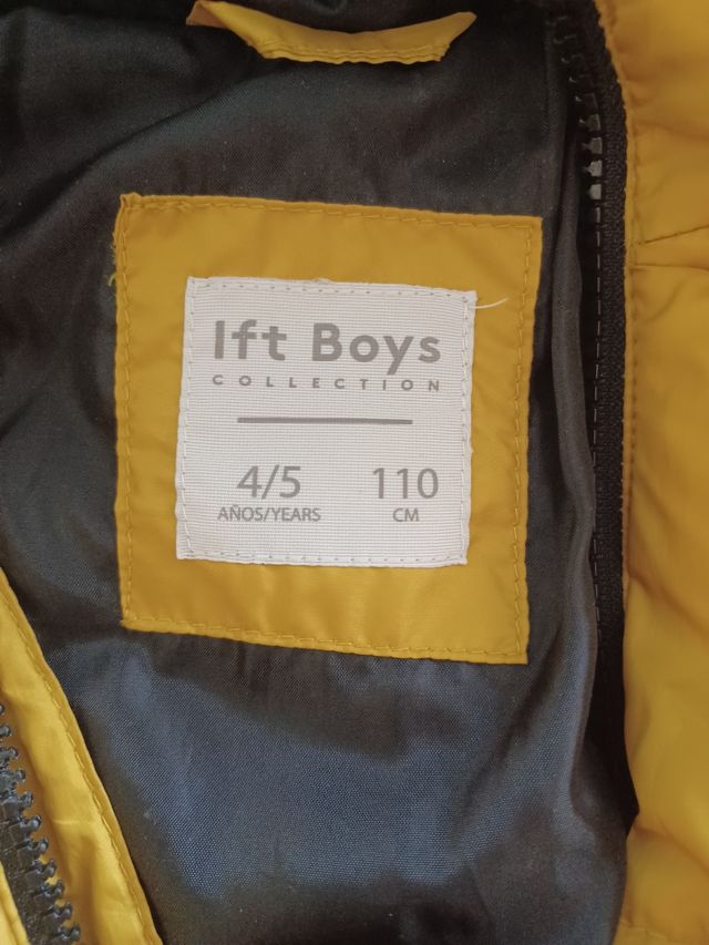 Abrigo niño lefties