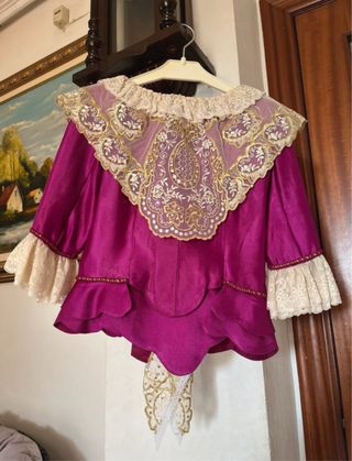 Traje fallera + 2 corpiños de niña + zapatos
