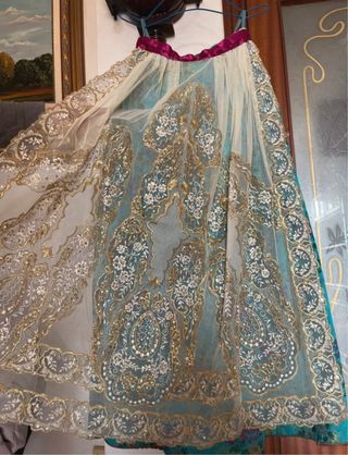 Traje fallera + 2 corpiños de niña + zapatos