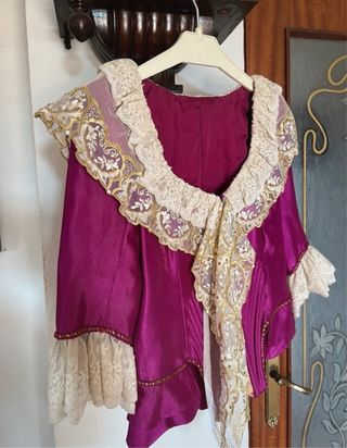 Traje fallera + 2 corpiños de niña + zapatos