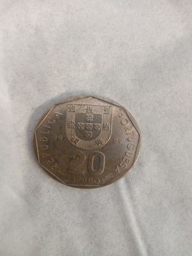Moneda de 20 Escudos Portugal