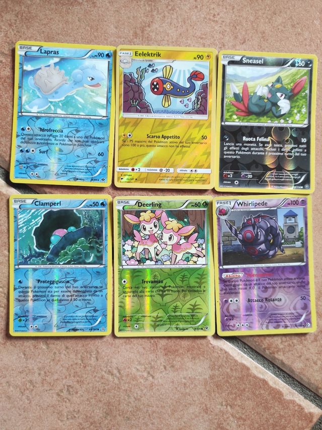 Carte Pokémon - Lotto n. 15 carte holo