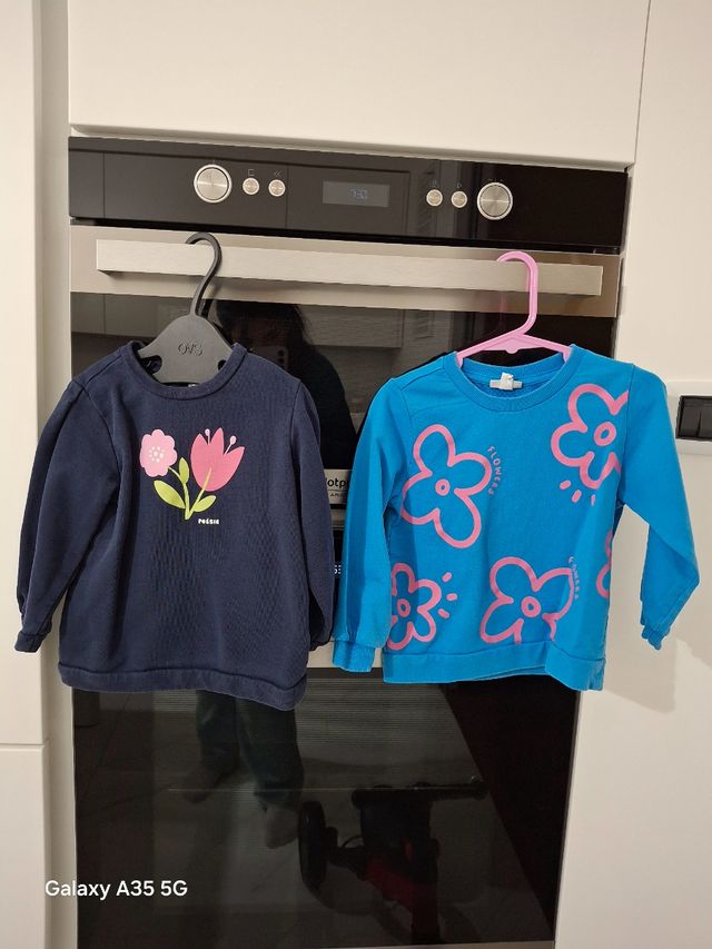 Set felpe per bimba 18-24 mesi