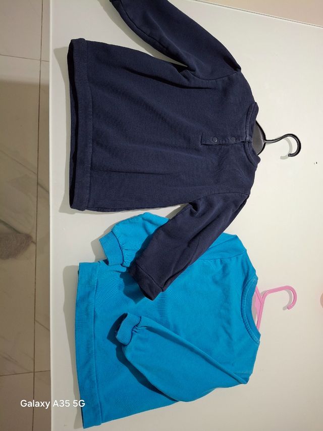 Set felpe per bimba 18-24 mesi