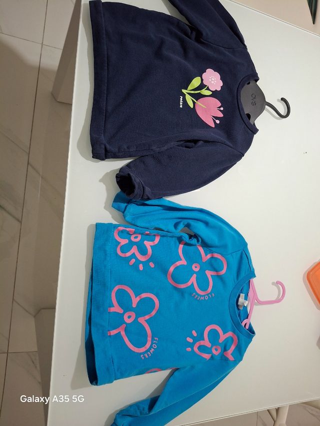 Set felpe per bimba 18-24 mesi