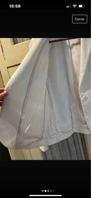 Americana blanca MASSINO DUTTI talla 38