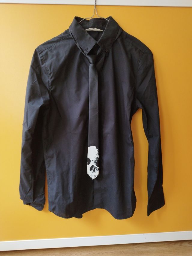 Camisa negra.Especial Halloween