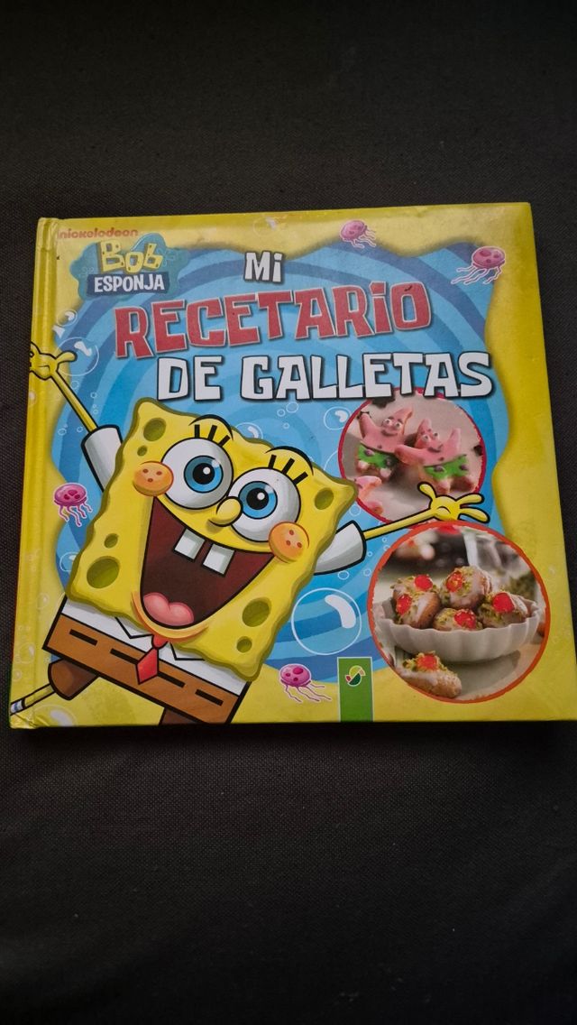 Bob Esponja Mi recetario de galletas