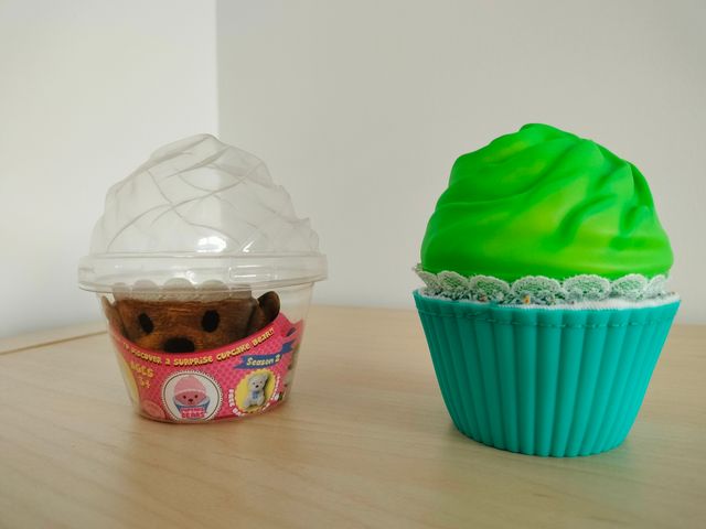 Cupcake bears. Mint baby