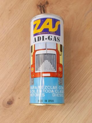 Lata aditivo aceite motor antigua
