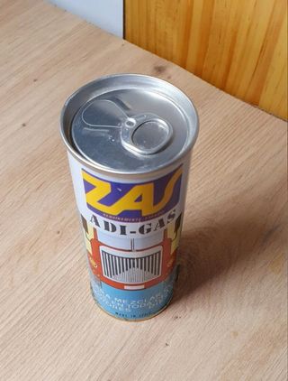 Lata aditivo aceite motor antigua