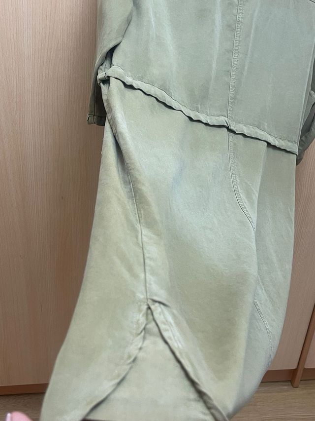 Vestido verde militar talla unica