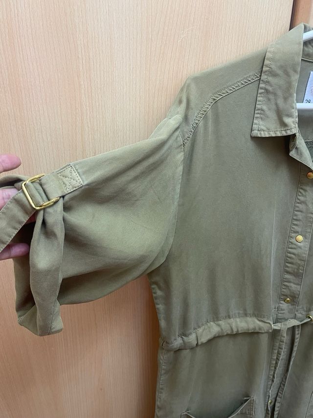 Vestido verde militar talla unica