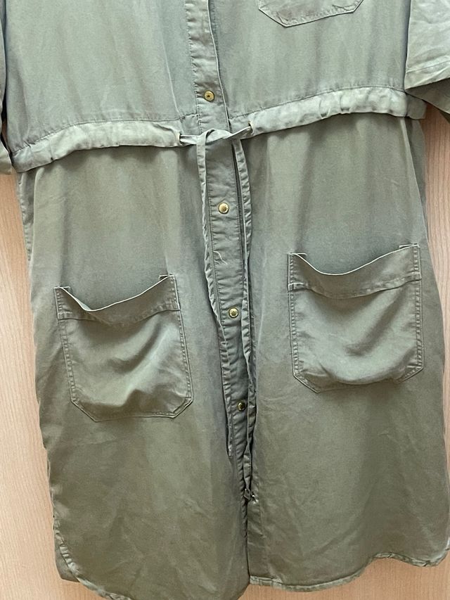 Vestido verde militar talla unica