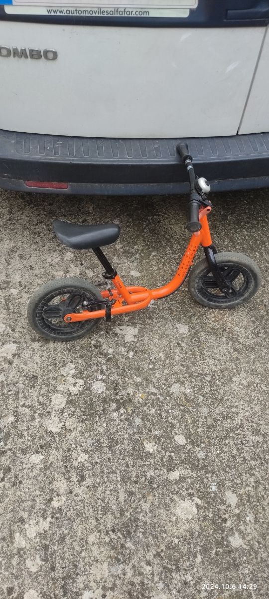 Bicicleta niño sin pedales