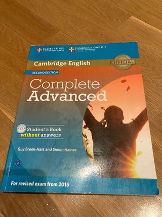 Libro Cambridge English Complete Advanced