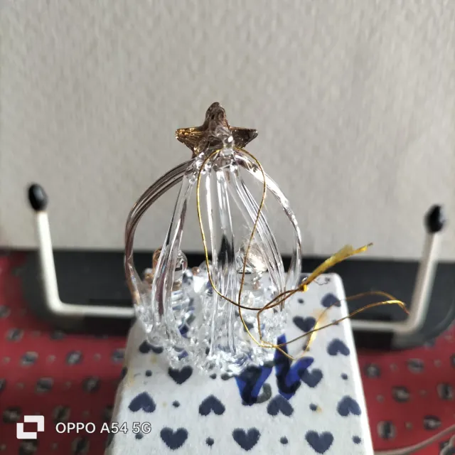 Presepe coppia di piccoli presepi da collezione.