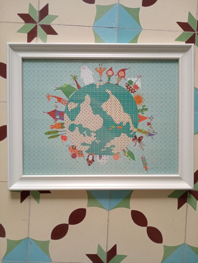 Marcos blancos de madera