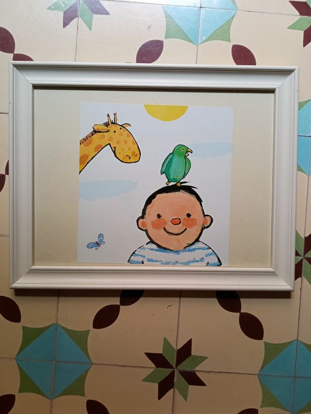 Marcos blancos de madera