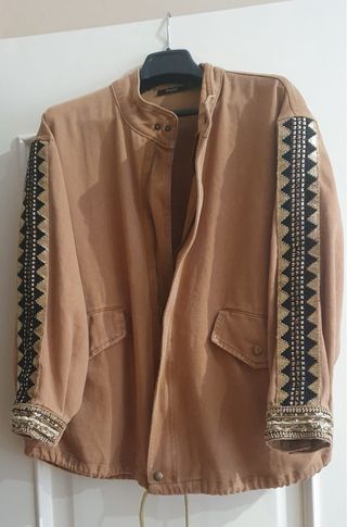 Cazadora vaquera marron