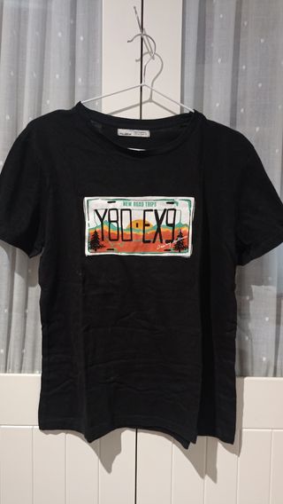 Camiseta negra chica 