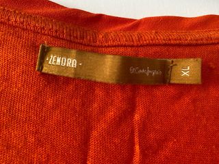 Camiseta tirantes - naranja - Zendra