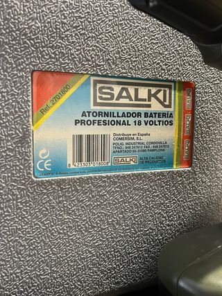 Atornillador de batería averiado
