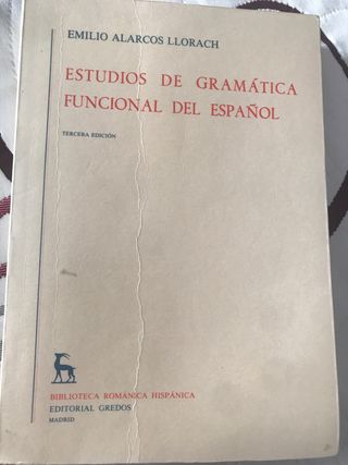 Estudios de gramatica funcional del español