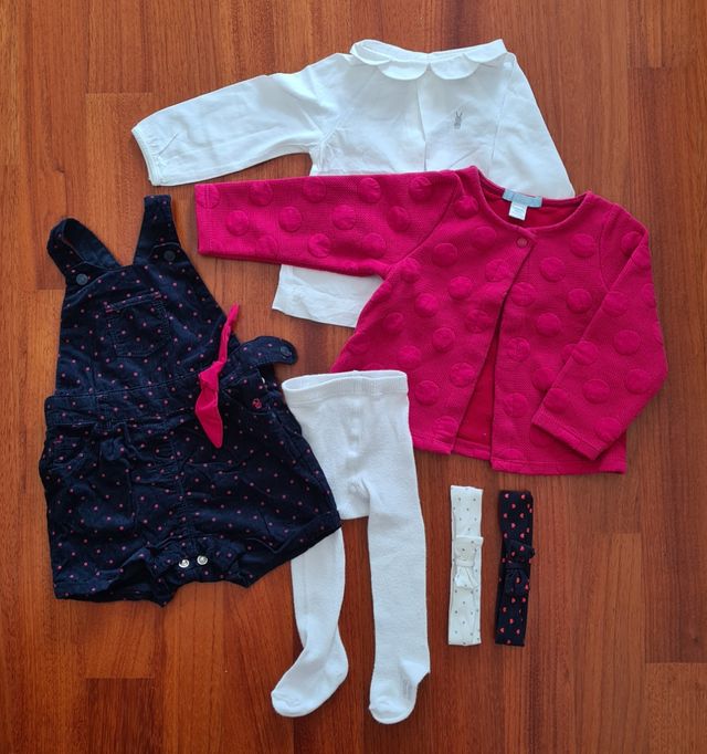 Completo coordinato neonata Obaibi