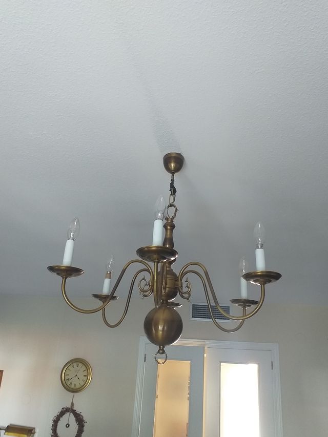 LAMPARA HOLANDESA DE 5 BRAZOS