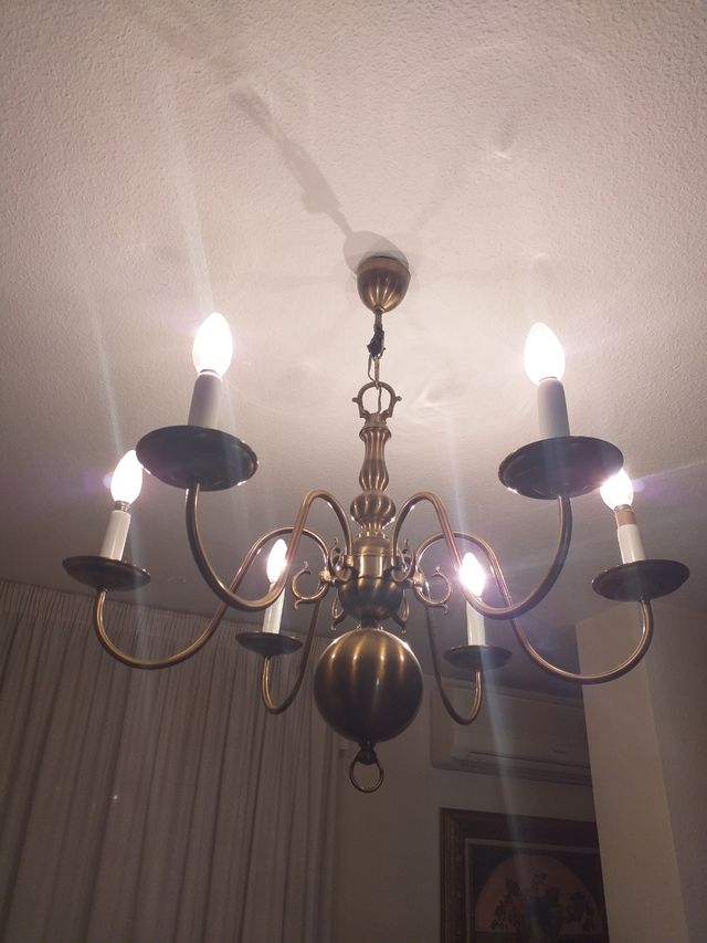 LAMPARA HOLANDESA DE 5 BRAZOS