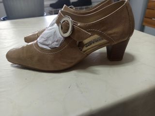 Zapato tacon piel mujer pitillo T 37