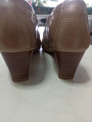 Zapato tacon piel mujer pitillo T 37