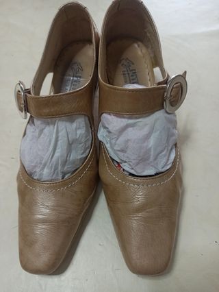 Zapato tacon piel mujer pitillo T 37