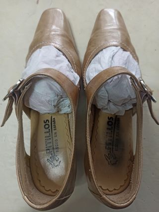 Zapato tacon piel mujer pitillo T 37