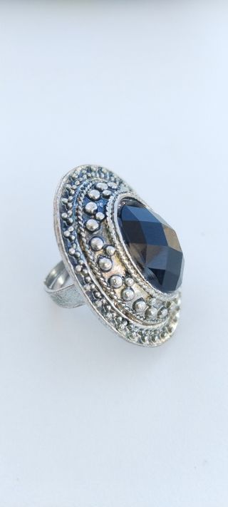 Anillo piedra negra 