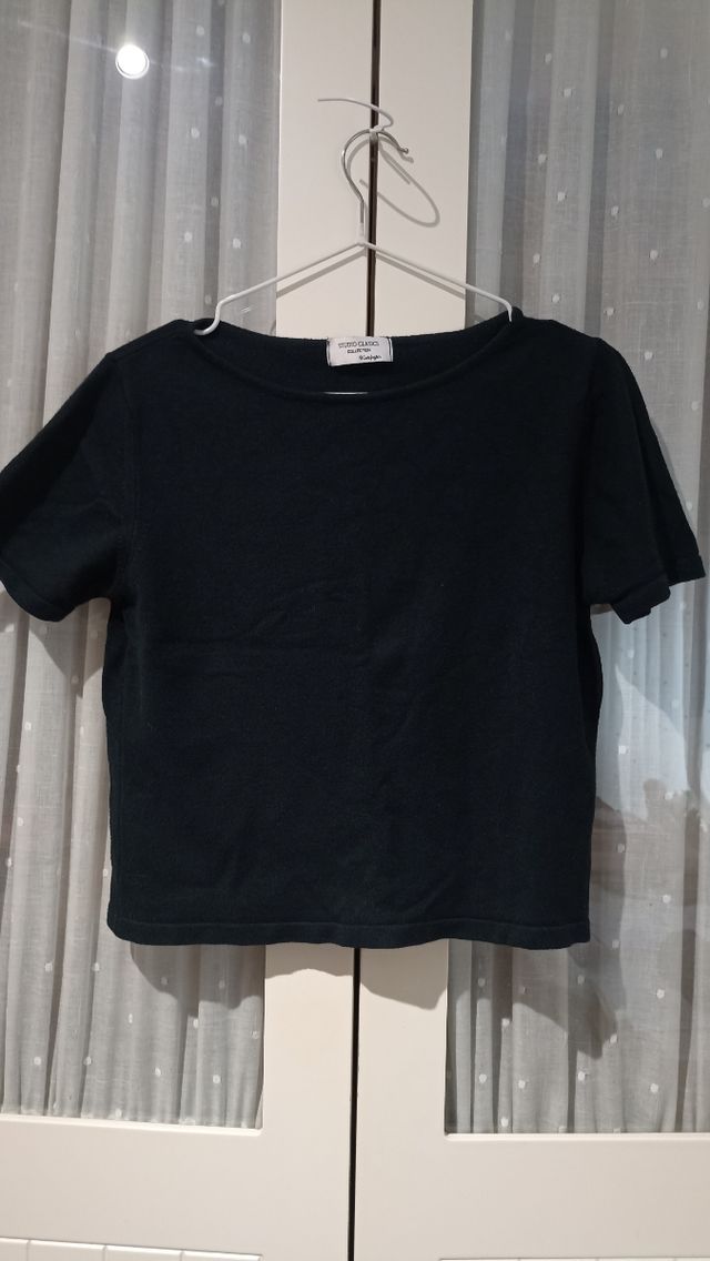 Jersey punto corto azul marino