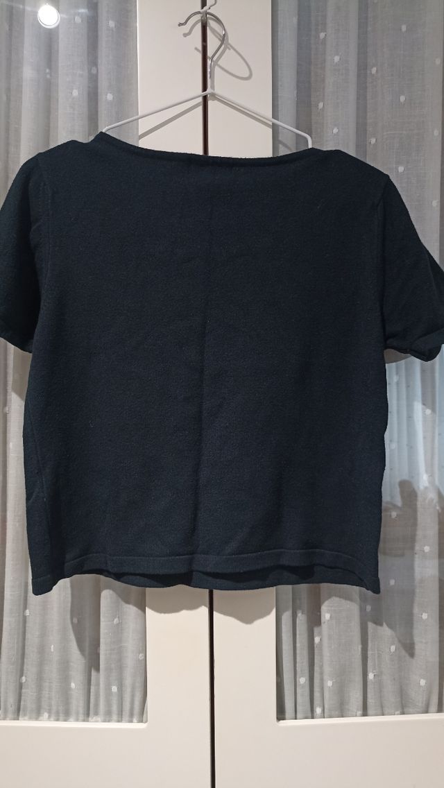 Jersey punto corto azul marino