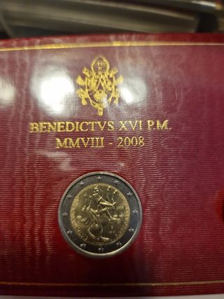 Moneta 2 euro Vaticano 2008 San Paolo