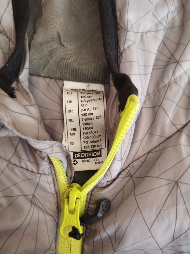 Chaleco niño talla 8-9