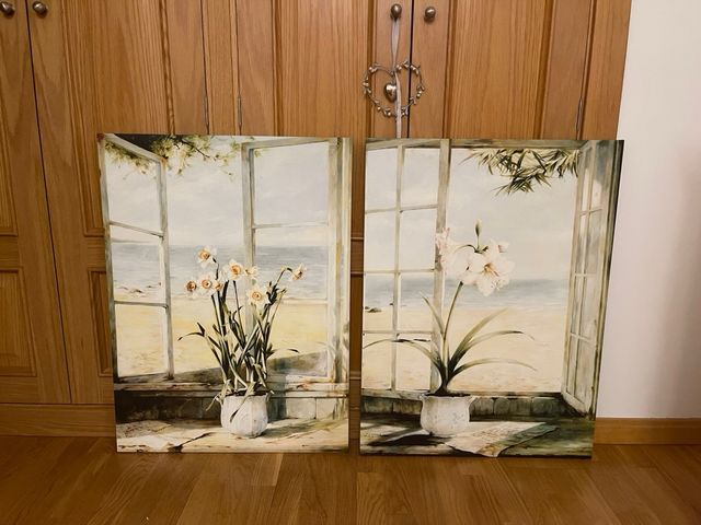 Dos Cuadros flores