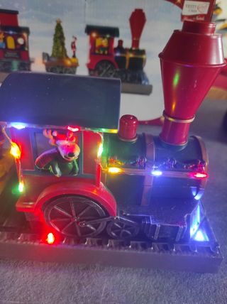 Trenino Natale con luci e suoni