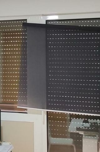 2 Estor Mesh Ikea enrollable 120x250 azul 