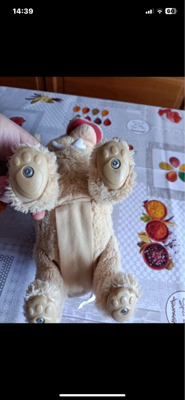 Gioco peluche co pile