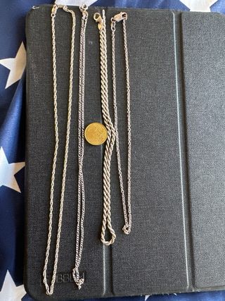 Cadenas de plata 925 