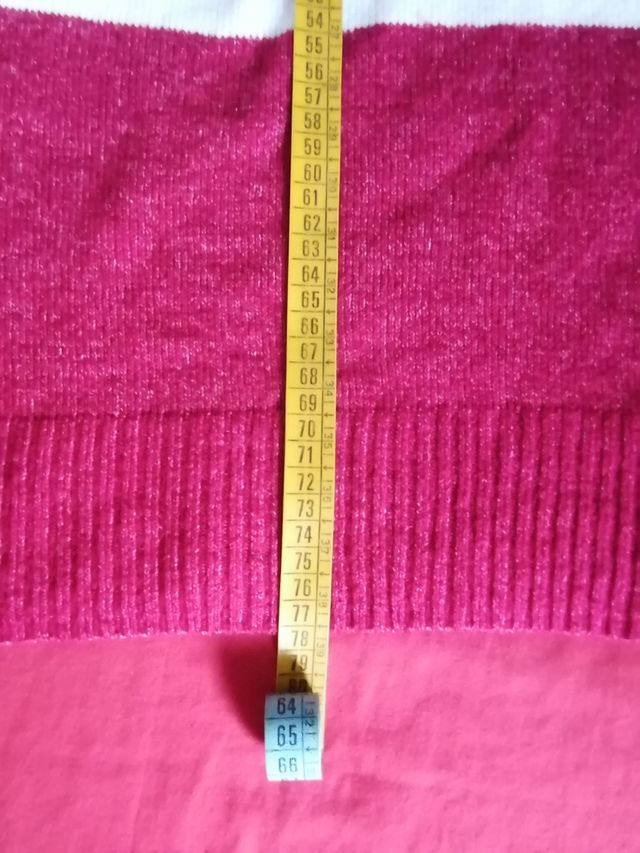 Maglione lungo multicolor