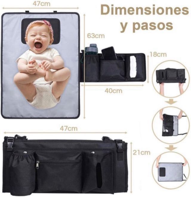 Cambiador 3 en uno a estrenar en su caja