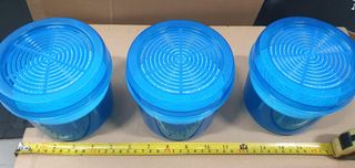 Confezione da 5, assorbe l'umidità, rotonda blu