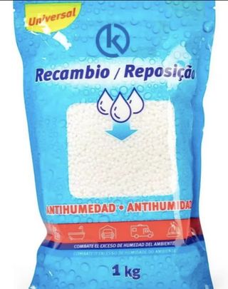 Confezione da 5, assorbe l'umidità, rotonda blu