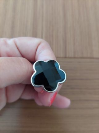 Anillo flor negra TOUS